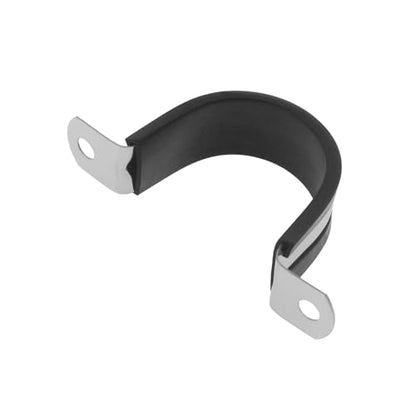 Rubber U Clamps,Two Hole U-Tube Strap Clamp Set,SAFYY EPDM Rubber Cushioned Insulated Clamp Rubber Lined Mounting U Brackets,U Shaped Pipe Tube Wire Clamps Clips Conduit Clamps (M40|1-9/16",15PCS) - size: M40|1-9/16",15PCS