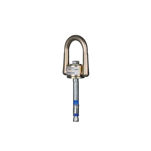 Guardian ‎10010 10K Swivel Anchor | 5/8 Inch by 6 Inch Expansion Anchor | Full Size D-Ring | Zinc-Plated Stainless Steel