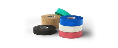 Guard-Tex® Blue Athletic Finger Tape - Self-Adhesive Natural Cotton Air-Mesh™ No Residue - 3/4 Inch - 6 Pack x 90ft (540ft) USA Made - color: Cobalt Blue, size: 6 rolls, 3/4"