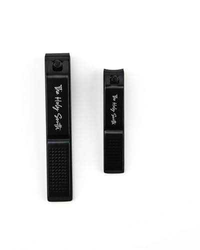 Nail Clippers Set: Ultra Sharp Fingernail and Toenail Clippers for Men, Women, and Seniors with Tin Case
