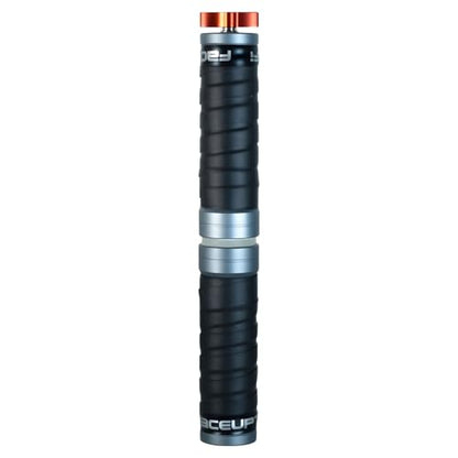 Portable Wrist Roller and Forearm Builder Built From Aluminum Alloy and Stainless Steel ° Rotating Hand Exerciser - color: Red