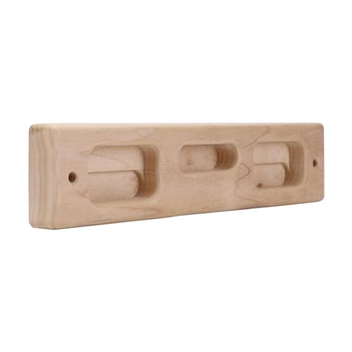 Climbing Hangboard 40cmx3cm Wooden Hang Board for Athletes Beginners Wall