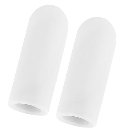 2pack Durability Finger Protecting Sleeves Comfortable Elastic Protectors for Work Sports Home Activity Sports Protectors