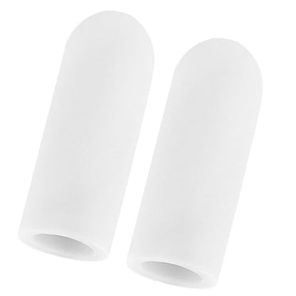 2pack Durability Finger Protecting Sleeves Comfortable Elastic Protectors for Work Sports Home Activity Sports Protectors