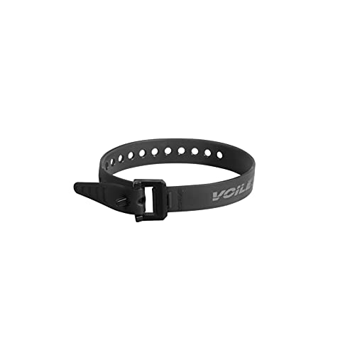 Voile Straps - 15" Nylon Buckle (Black/Grey) - color: Black/Grey