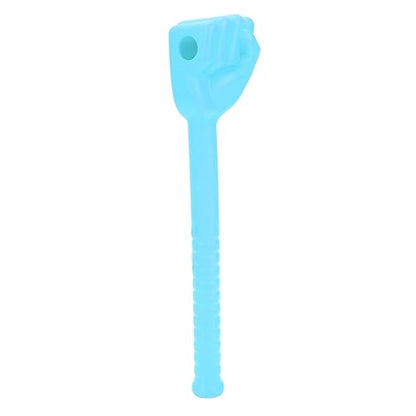 Fist Hammer Silicone Meridians Flexible Slip Handle Pat Tool for Comprehensive Relaxation Orange Color (Blue) - color: Blue