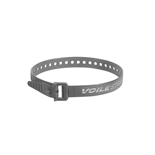 Voile Straps - 20" Nylon Buckle (Grey) - color: Grey