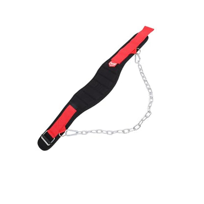 Weighted Dip Belt, Weightlifting Belt with Heavy Duty Chain & Padded Comfort for Pull Ups & Strength Training - color: M
