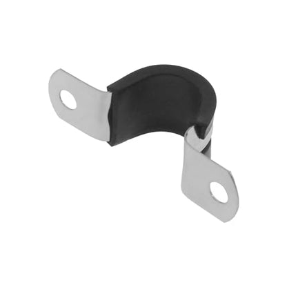Rubber U Clamps,Two Hole U-Tube Strap Clamp Set,SAFYY EPDM Rubber Cushioned Insulated Clamp Rubber Lined Mounting U Brackets,U Shaped Pipe Tube Wire Clamps Clips Conduit Clamps (M20|3/4",25PCS) - size: M20|3/4",25PCS