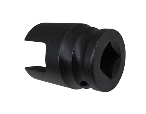 1/2" Drive Multi-Purpose Lineman Socket, 3/4" 4-Point, 9/16" Slot | Fits Square Nuts, Eye Bolt, J-hooks, Hot-line & Grounding Clamps, Heat Treated Cr-V Alloy Steel