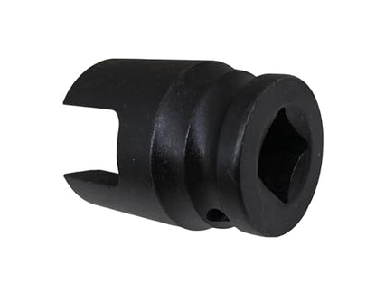 1/2" Drive Multi-Purpose Lineman Socket, 3/4" 4-Point, 9/16" Slot | Fits Square Nuts, Eye Bolt, J-hooks, Hot-line & Grounding Clamps, Heat Treated Cr-V Alloy Steel