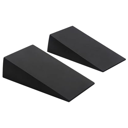 1 Pair Squat Wedge Block 13x6x3.5 Inch EVA Supportive Workout Yoga Block for Fitness, Pushup, Weightlifting, Foot Stretching