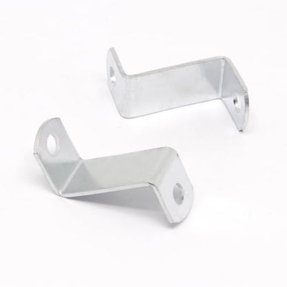Offset Clips for Picture Framing, Z-Shape Canvas Mounting Clips with Mounting Hole, with Screws (20pcs, 25mm) - size: 25 mm