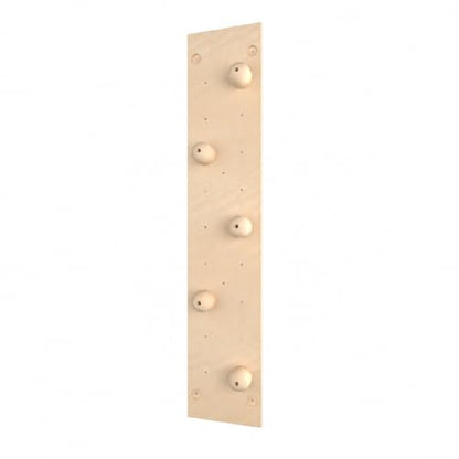 Kids Climbing Wall Panel, Wood Swedish Ladder Climbing Wall Panel 1.22m × 2.44m, Indoor Home Use Bouldering Wall for Physical Training, Grip Sphere Board