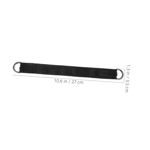 Happyyami 4 Pcs Outdoor Swing Connecting Straps Heavy Duty Carabiner Alternatives Nylon Suspension Belts for Tree Swing Hammock and Fitness Equipment