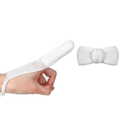 Pack of 10 Breathable Cotton Finger Guards Elastic Sports Bandages for Basketball Climbing Instrumentalists