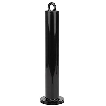 GOTOTOP Loading Pin, Stainless Steel Weight Plate Holder for Grip Training, 20mm or 48mm Tube, Bottom Support Frame, Forearm Finger Arm Workout for Home Gym Users - size: 48 diameter*320mm