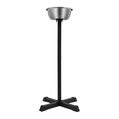 Portable Gym Chalk Stand, Freestanding Chalk Holder with Stainless Steel Bowl, Gym Chalk Holder Bucket for Gymnastics Weight Lifting Climbing Accessories
