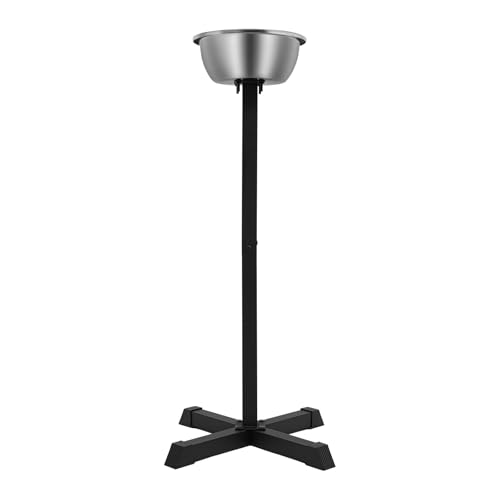 Portable Gym Chalk Stand, Freestanding Chalk Holder with Stainless Steel Bowl, Gym Chalk Holder Bucket for Gymnastics Weight Lifting Climbing Accessories