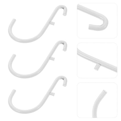 BESTYASH 3pcs J Shape Metal Pegboard Hooks for Tool Hanging Board Utility Pegboard Tool Organizer Hooks Compatible for Garage Workshop Storage