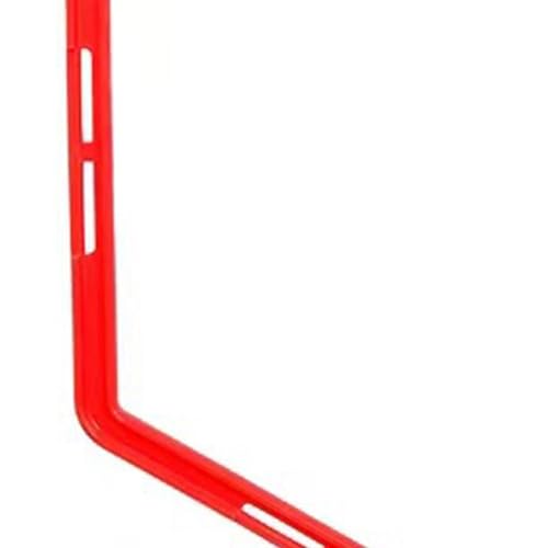 harayaa 5 Pieces Agility Training Rings Fitness Rings Ladder Training Equipment PP Material Portable for Football Basketball Tennis Badminton Rugby Suitable F - color: Red