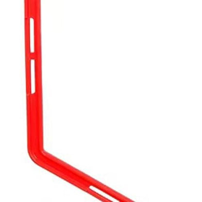 harayaa 5 Pieces Agility Training Rings Fitness Rings Ladder Training Equipment PP Material Portable for Football Basketball Tennis Badminton Rugby Suitable F - color: Red