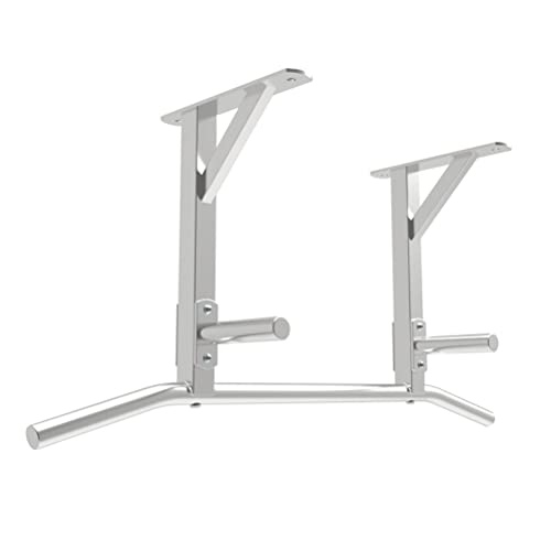 Ceiling Mounted Heavy Duty Stainless Steel Pull Up Bar with Reinforced Support Base Supports up to 300kg
