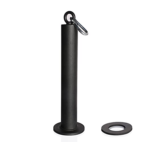 SYL Fitness Loading Pin for 2 inch Olympic Weight Plates with Carabiner, Cable Pulley System Gym Equipment.