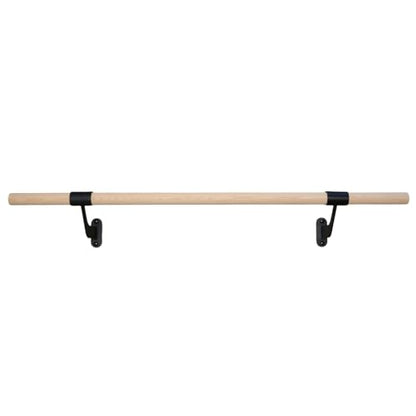 Wall-Mounted Ballet Barre for Home Dance, Exercise, Fitness, Stretching - Made in USA - size: 6 ft