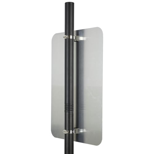 2Pcs Sign Mounting Brackets for Poles, Adjustable Clamp Fits 0.82"-1.73" Posts, Street Sign Hardware for Traffic & Parking, Rust Resistant Kit (0.82"-1.73") - size: 21-44
