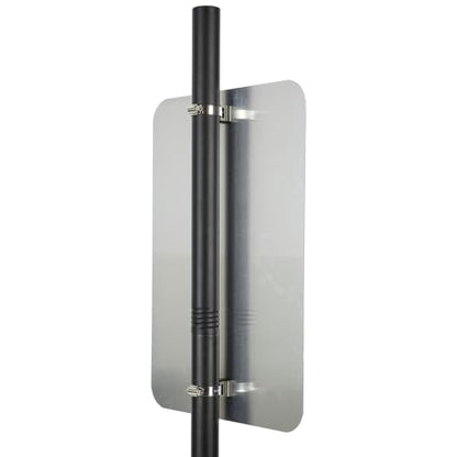 2Pcs Sign Mounting Brackets for Poles, Adjustable Clamp Fits 0.82"-1.73" Posts, Street Sign Hardware for Traffic & Parking, Rust Resistant Kit (0.82"-1.73") - size: 21-44