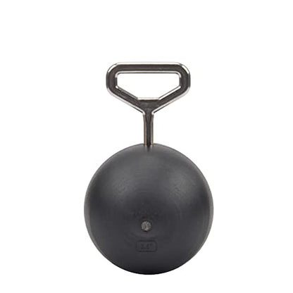 Rock Climbing Solid Training Cannonball Bomb Power Pull Up Ball Hold Grips for Straps for Finger, Forearm, Biceps, Back Muscles - color: Black (3.5")