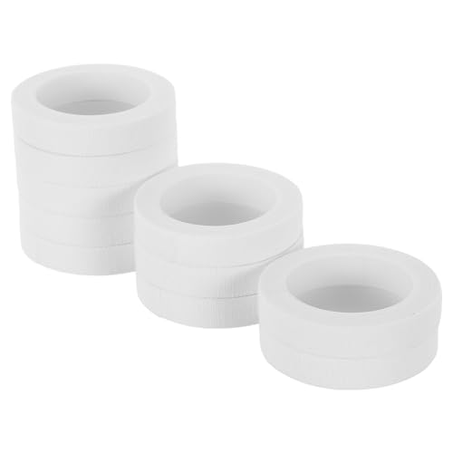 TEHAUX Skin Adhesive Tape 0.9cm X Roll, 30pcs Pressure-Sensitive Climbing Wrap Roll for Athletic Sports, Extra Strong Grip Finger Fixing Tape, White, Suitable for Rock Climbing