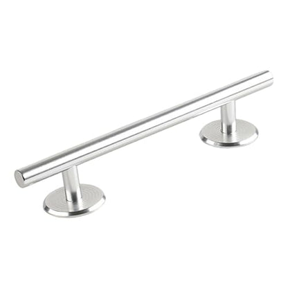 Simhoa Fingerboard Rail, 20cm Aluminum Alloy with Stable Base, Mini Skatepark Obstacle for Fingerboard Players, Round Silver - color: 20cm Round Silver