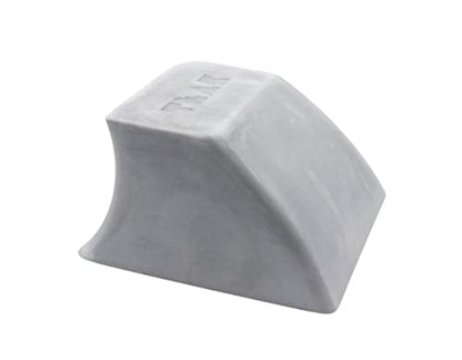 Teak Tuning Monument Series Concrete Fingerboard Wave Obstacle - 4.25" Wide, 2" Tall - Ultra Premium, Super Durable Polymer Modified Concrete - Sterling Gray Colorway