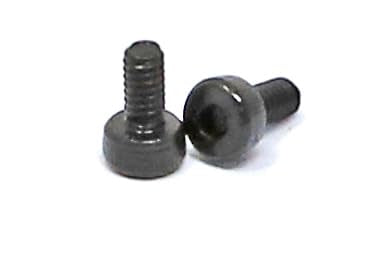 iexcell 100 Pcs M2 x 4mm Thread Pitch 0.4 mm Alloy Steel 12.9 Grade Hex Socket Head Cap Screws Bolts Kit, Black Oxide Finish - size: M2 x 4mm