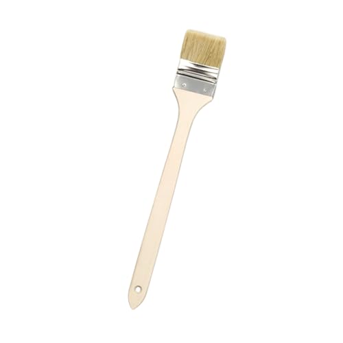 Tool with Comfortable Wooden Grip for Deeply Long Curved Head Scrub Brush Extended Reach Extension - size: C