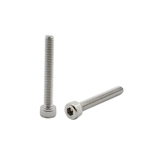 20 PCS Socket Head Cap Screws, TTZEZE 304 Stainless Steel Metric Machine Bolts Hex Socket Screw, Socket Drive Bright Finish Full Machine Threads for Shelf Chair Desk Install Repair (M4x16mm) - color: M4, size: 16mm