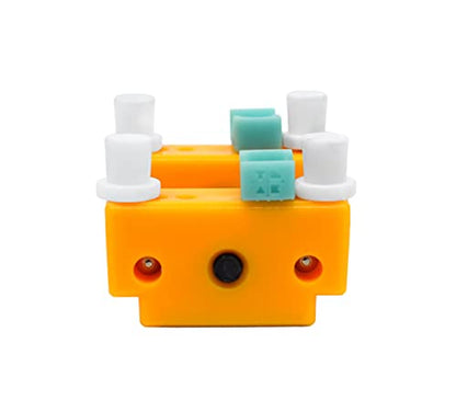 Teak Tuning Fingerboard Complete Builder Vise Tool - for Easy Truck Mounting & Tuning Adjustments - Zen Yellow Colorway