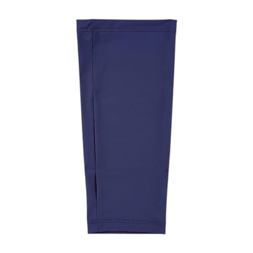 Cover Breathable Flexible Sleeve Soft Elastic Protector Reusable Nylon Spandex Material Open Finger Design Comfortable Compression Suitable, Dark Blue - color: Dark Blue