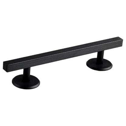 Simhoa Professional Fingerboard Rail, 20cm Skateboard Obstacle Rod with Stable Base, Mini Fingerboard Deck Fingerboard Ramp, Party Favor, Skatepark Accessory for Fingerboard Players, Square Black - color: 20cm Square Black