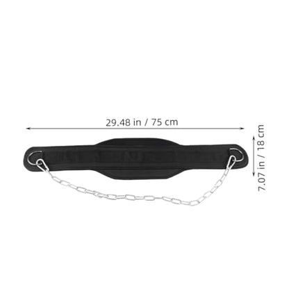Weightlifting Belt for Body Strength Training Fitness Equipment for During Weight Training for Running Hiking and Climbing Black