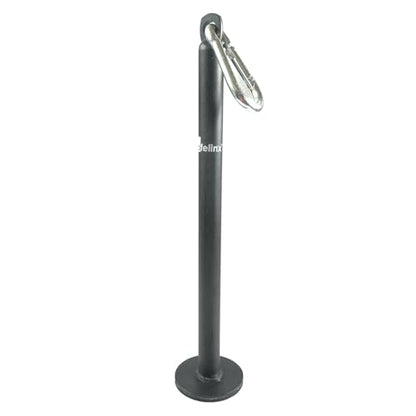 Weight Plate Loading Pin with Carabiner fit 1" 2" Weight Plates for LAT Pulldown Workout Home Strength Training Cable Pulley System Attachment
