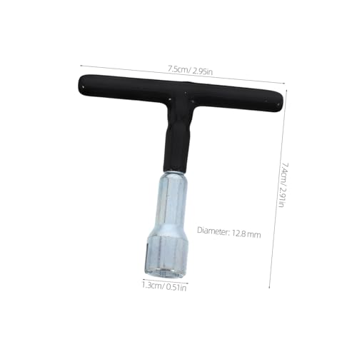 Alipis Manual Installation Tool for Eye Screws and Screw-in Hooks Heavy Duty Steel T Handle Nut Driver for Hooks Sturdy Wrench Tool for Easy Assembly