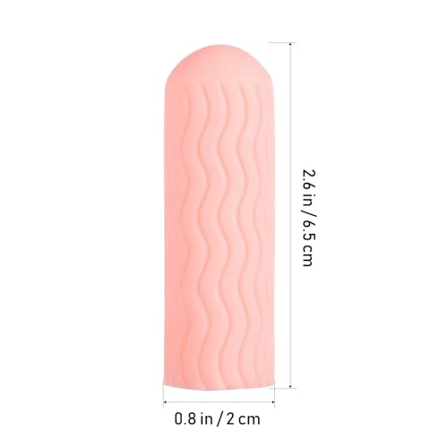 10 Pairs Silicone Finger Sleeves Finger Protectors Non-Slip Washable Covers for Cracked Skin Nail Art Crafting Gardening and Injury Protection