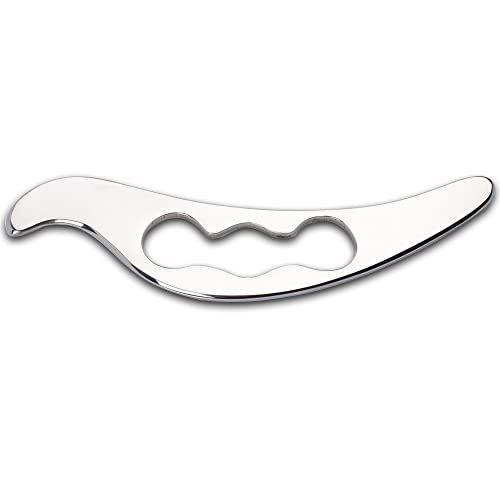 Muscle Scraper Tool-IASTM Tool, Stainless Steel Gua Sha for Body | Double-beveled stainless steel edges support targeted scraping on the back, arms, legs, neck and shoulders - size: Bird Shape