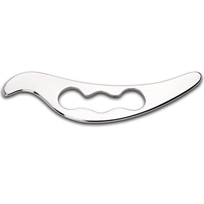 Muscle Scraper Tool-IASTM Tool, Stainless Steel Gua Sha for Body | Double-beveled stainless steel edges support targeted scraping on the back, arms, legs, neck and shoulders - size: Bird Shape