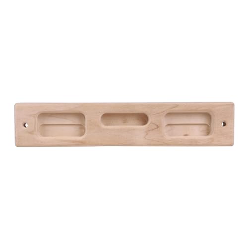 Climbing Hangboard 40cmx3cm Wooden Hang Board for Athletes Beginners Wall