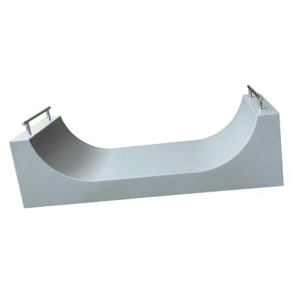 DYNWAVE Mini Finger Skateboard Ramp, U-Shaped Fingerboard Park Ramp for Skill Training and Hand-Eye Coordination - size: U Ramp