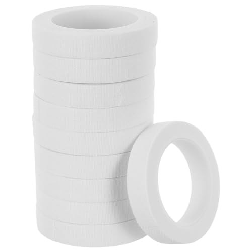 Milisten 30 Rolls Finger Tape 0.9cm X Extra Strong Adhesive Sports Wrap for Rock Climbing Grappling Athletic Hand Protection White